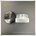 7g bereiftes leeres kosmetisches Glasgefäß mit Plastikkappe